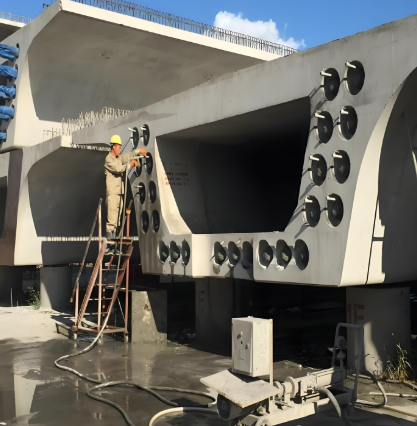 融水压浆料施工流程及注意事项